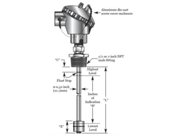 Intempco LFT01 Float Level Transmitter